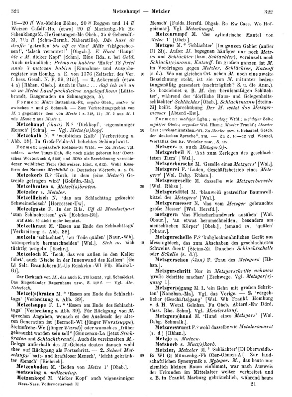 Click to enlarge Page View: Volume 2, Columns 321–322
