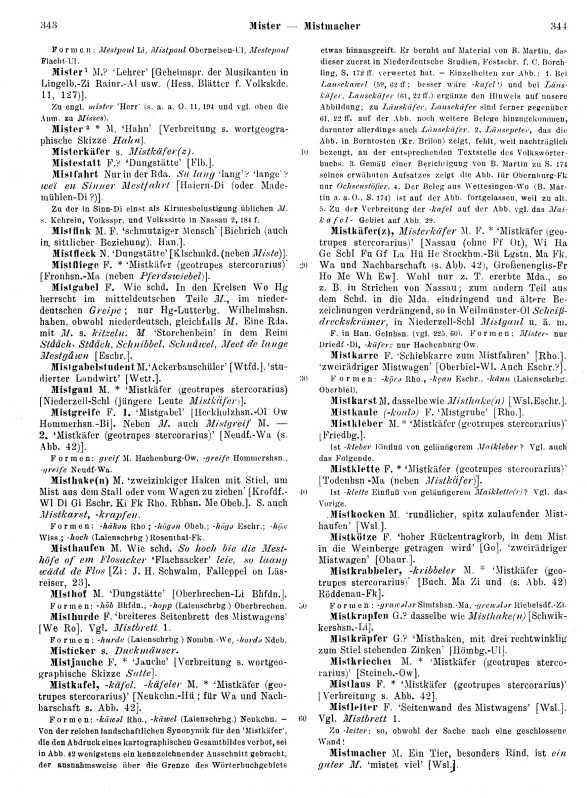 Click to enlarge Page View: Volume 2, Columns 343–344
