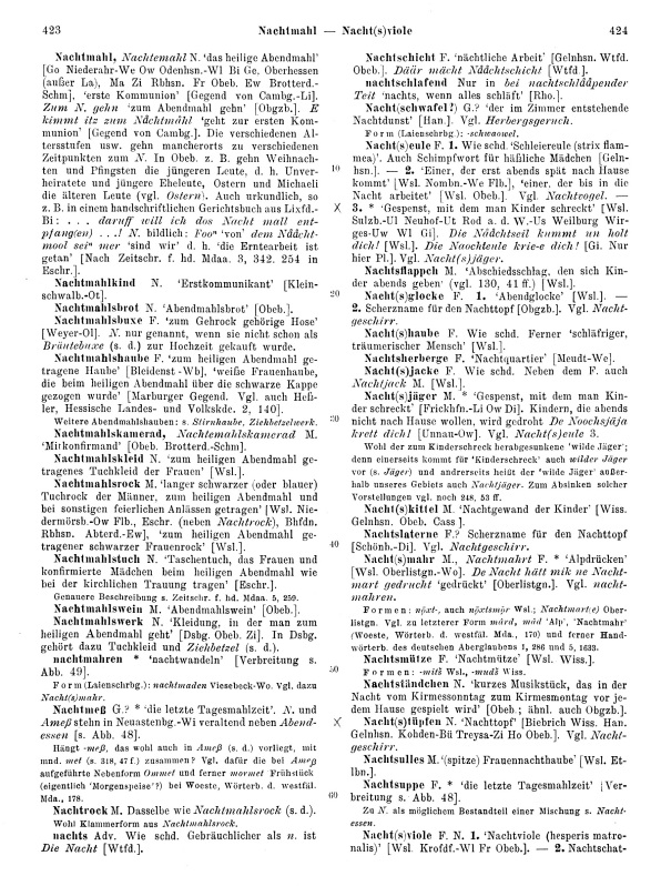 Click to enlarge Page View: Volume 2, Columns 423–424