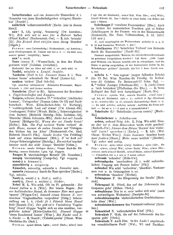 Zum Vergrößern bitte klicken Seitenanzeige: Band 2, Spalten 441–442