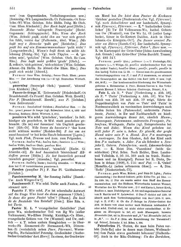 Seitenanzeige: Band 2, Spalten 551–552