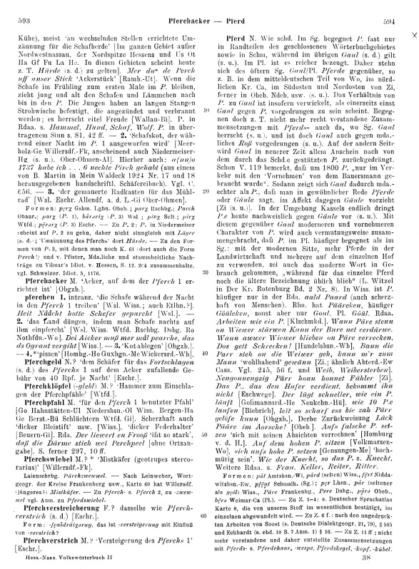Click to enlarge Page View: Volume 2, Columns 593–594