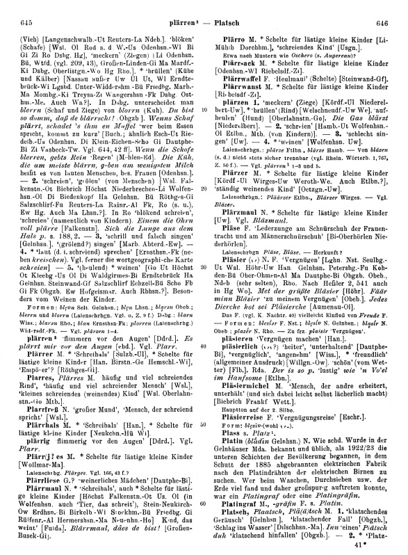 Seitenanzeige: Band 2, Spalten 645–646