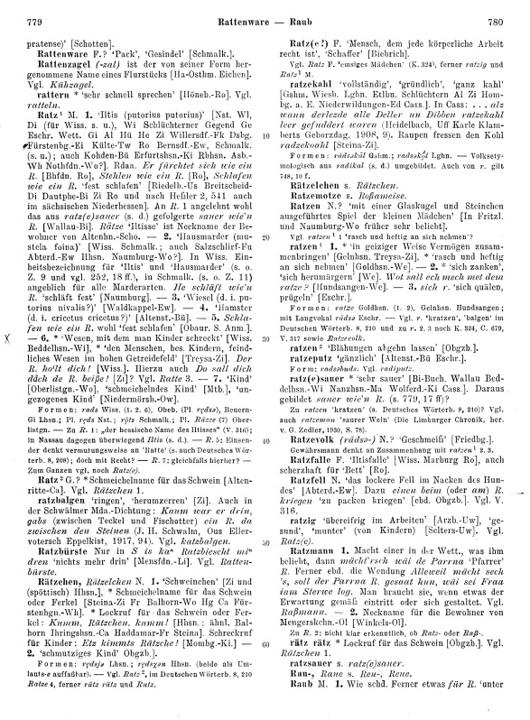 Zum Vergrößern bitte klicken Seitenanzeige: Band 2, Spalten 779–780