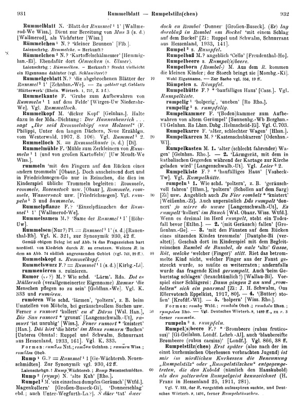 Click to enlarge Page View: Volume 2, Columns 931–932