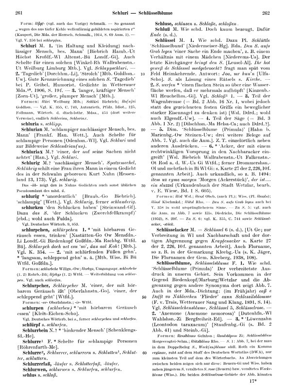 Seitenanzeige: Band 3, Spalten 261–262