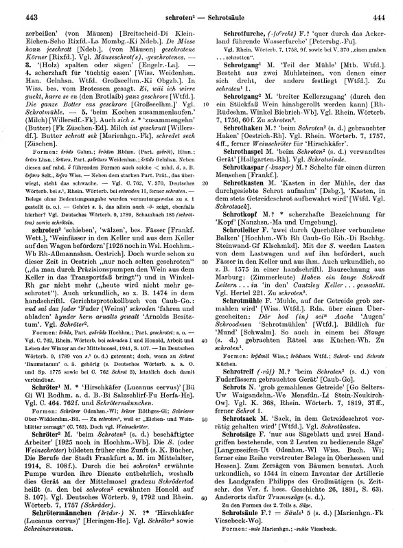 Click to enlarge Page View: Volume 3, Columns 443–444