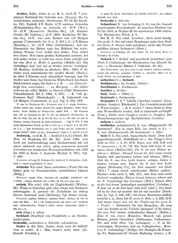 Seitenanzeige: Band 3, Spalten 551–552