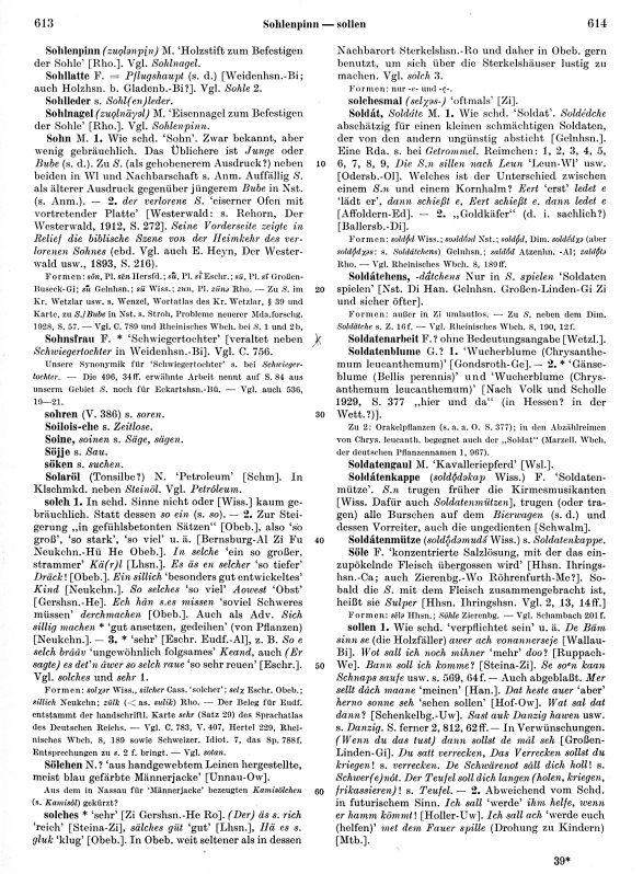 Click to enlarge Page View: Volume 3, Columns 613–614