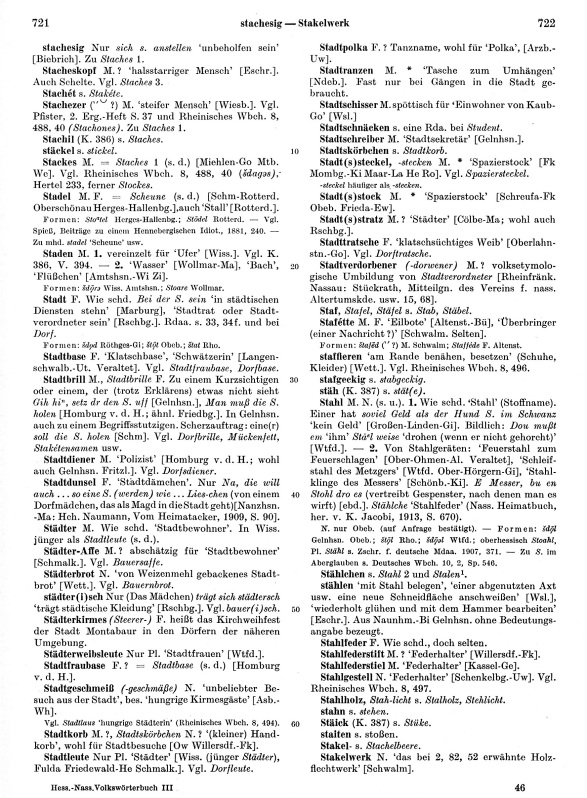 Click to enlarge Page View: Volume 3, Columns 721–722