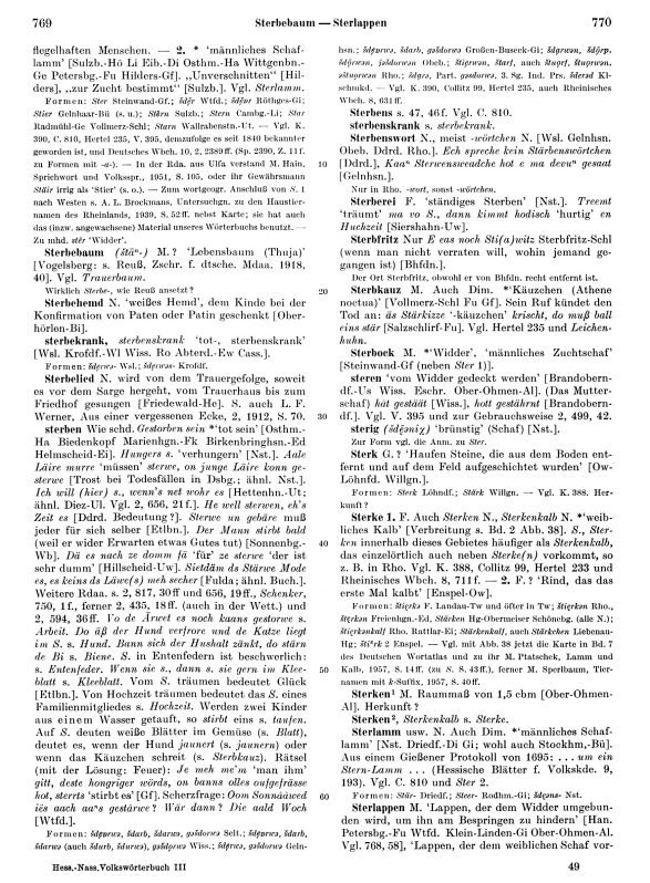 Click to enlarge Page View: Volume 3, Columns 769–770