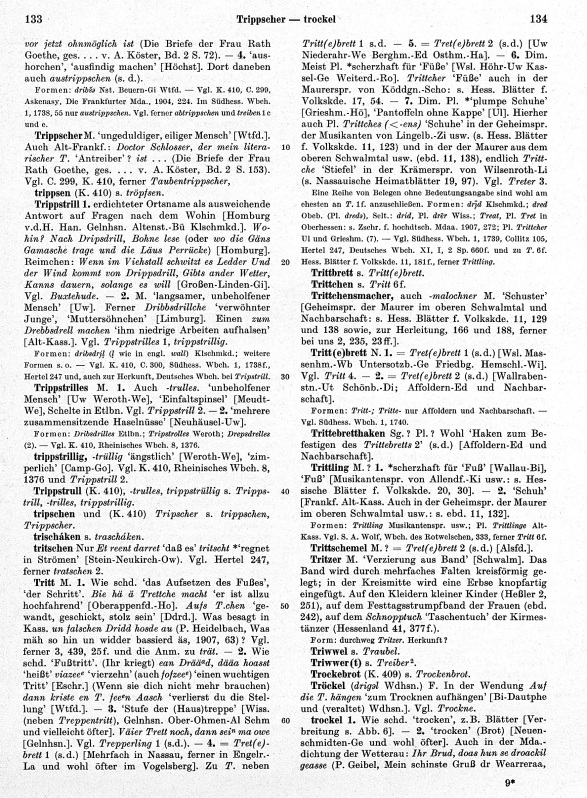 Zum Vergrößern bitte klicken Seitenanzeige: Band 4, Spalten 133–134