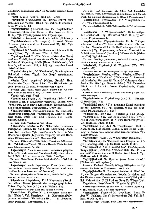 Click to enlarge Page View: Volume 4, Columns 421–422