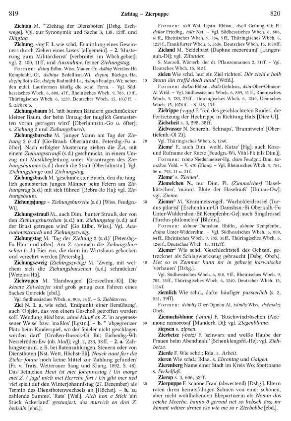 Seitenanzeige: Band 4, Spalten 819–820