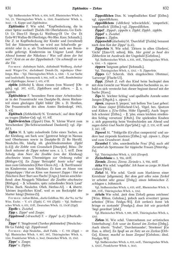 Click to enlarge Page View: Volume 4, Columns 831–832