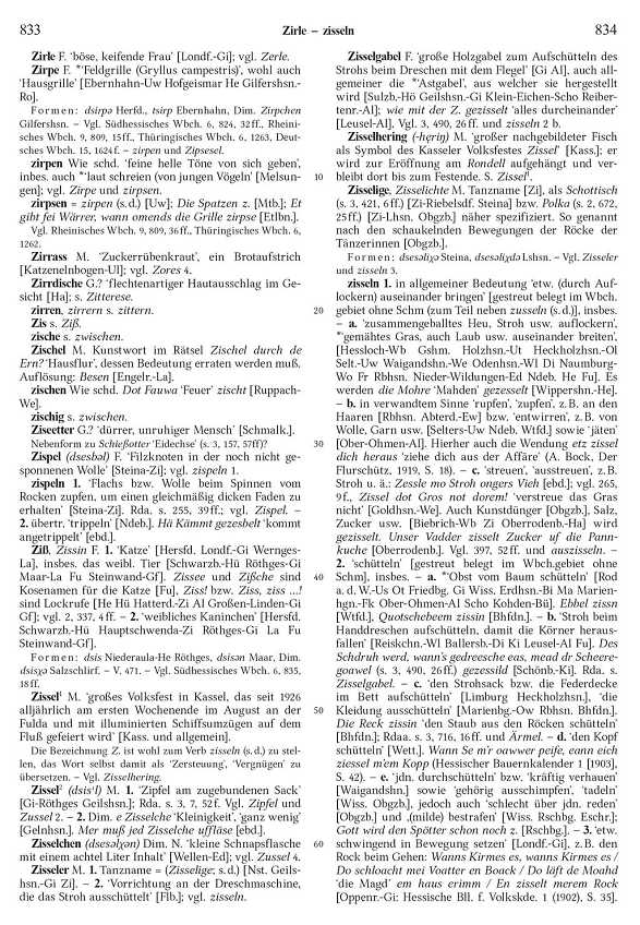 Click to enlarge Page View: Volume 4, Columns 833–834