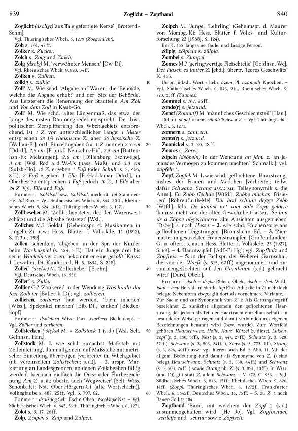 Page View: Volume 4, Columns 839–840