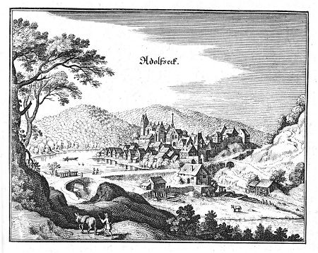 Ansicht von Adolfseck, 1646