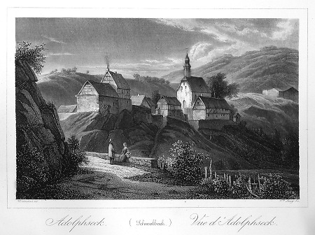 Ansicht von Adolfseck, 1844
