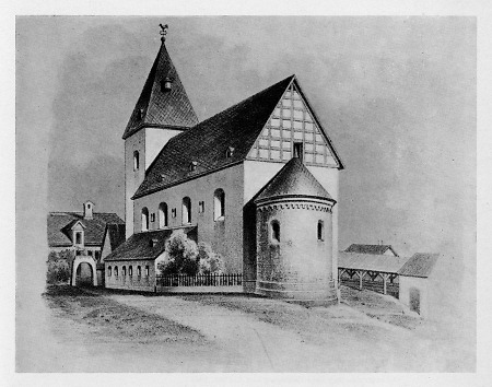 Ansicht der Kirche zu Adorf, 1862
