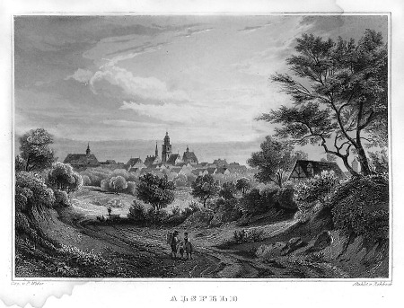 Ansicht von Alsfeld, 1849