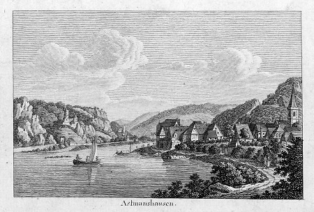 Ansicht von Assmannshausen, um 1800