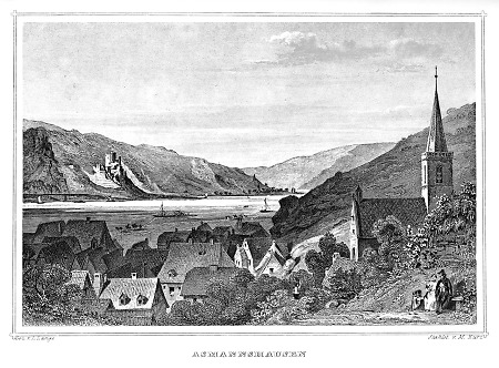 Ansicht von Assmannshausen, 1862
