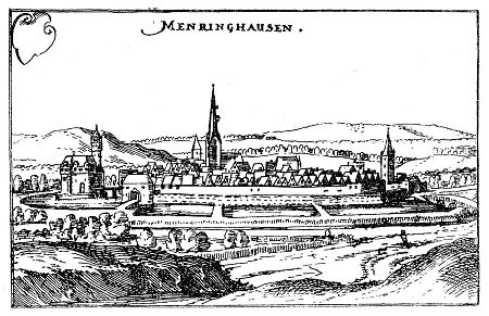 Ansicht von Mengeringhausen, 1605
