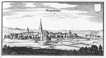Ansicht von Mengeringhausen, 1646