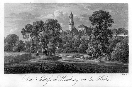 Ansicht von Bad Homburg, 1818