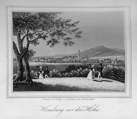 Ansicht von Bad Homburg, 1841