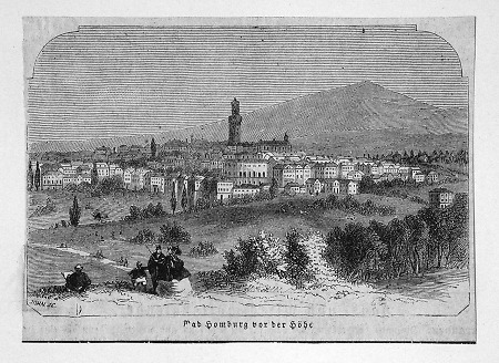 Ansicht von Bad Homburg, 1866