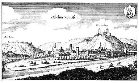 Ansicht von Helmarshausen, 1646