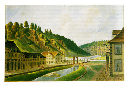 Teilansicht von Karlshafen, 1792