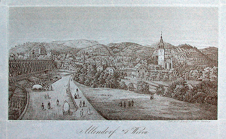 Ansicht von Allendorf, 19. Jahrhundert