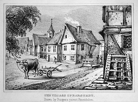 Ansicht von Bärstadt, 1834