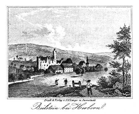 Ansicht von Beilstein, 1862