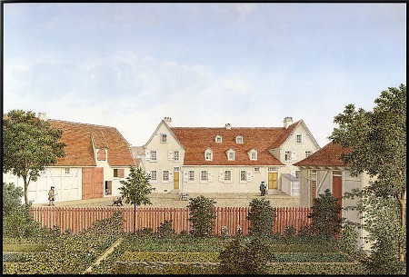 Ansicht der Fürstlichen Hof- und Jagdgebäude, 1871