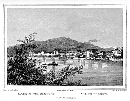 Ansicht von Biebrich, 1862