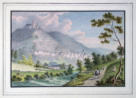 Ansicht von Biedenkopf, um 1815