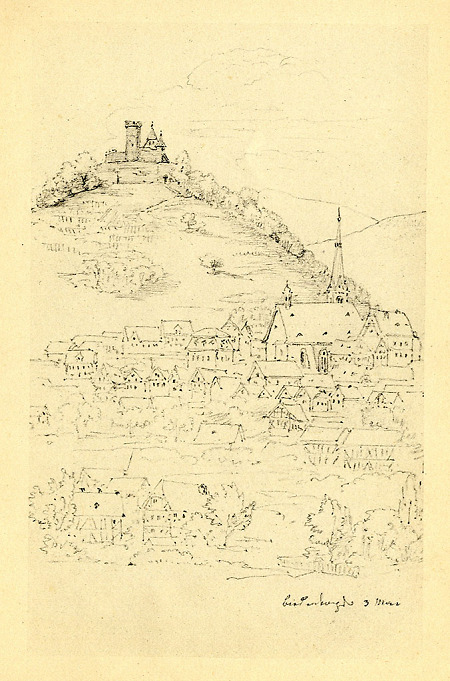 Ansicht von Biedenkopf, 1826/27