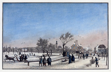 Bornheim im Winter, um 1820