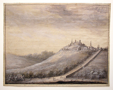 Ansicht von Braunfels mit Schloss, 1807