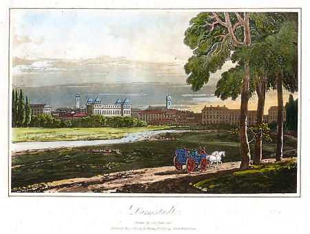 Ansicht von Darmstadt, 1807