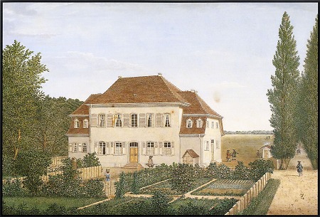 Ansicht des ehemaligen Schießhauses, 1873