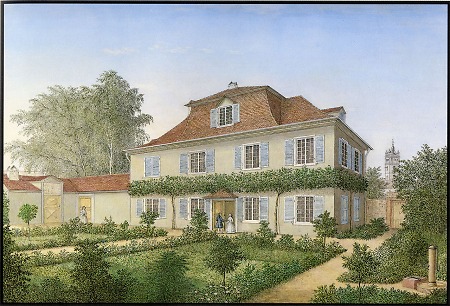 Ansicht des Hill'schen Gartenhauses, 1875
