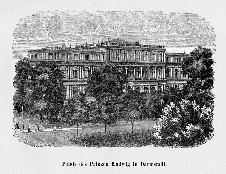 Ansicht des Prinz-Ludwigs-Palais, 1877