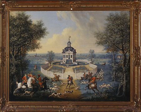 Ansicht der Dianaburg, 18. Jahrhundert