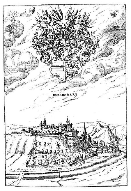 Ansicht von Dillenburg, 1605