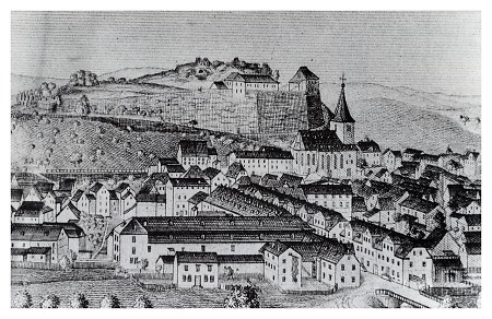 Ansicht von Dillenburg, um 1840